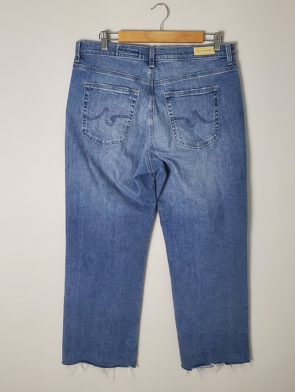 Ag Adriano Goldschmied Brinley Crop Mid Rise Straight Jean Womens Size 32 - Picture 7 of 16